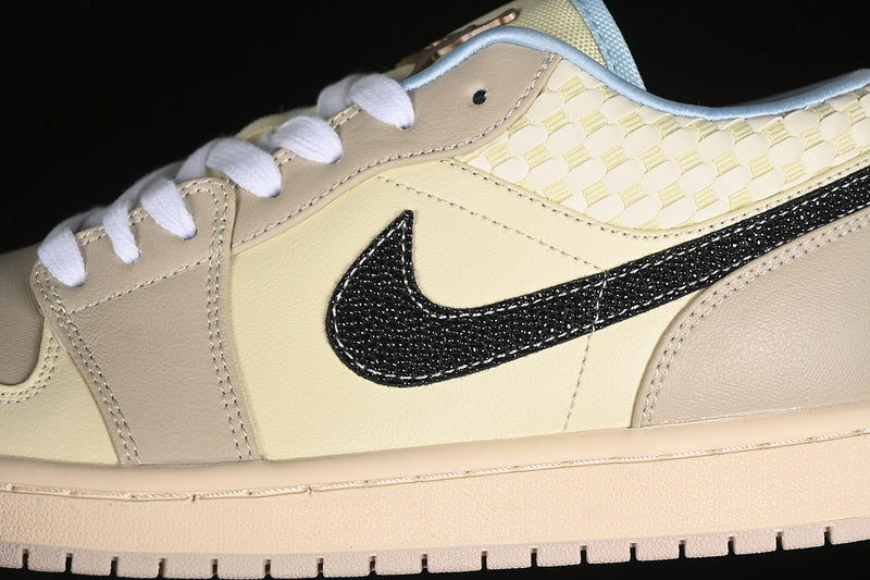 Air Jordan 1 AJ1 Low Sanddrift - Glacier Blue