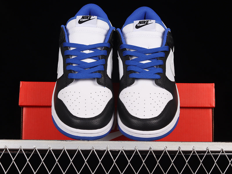 NikeMens Dunk Low - White/Black Royal