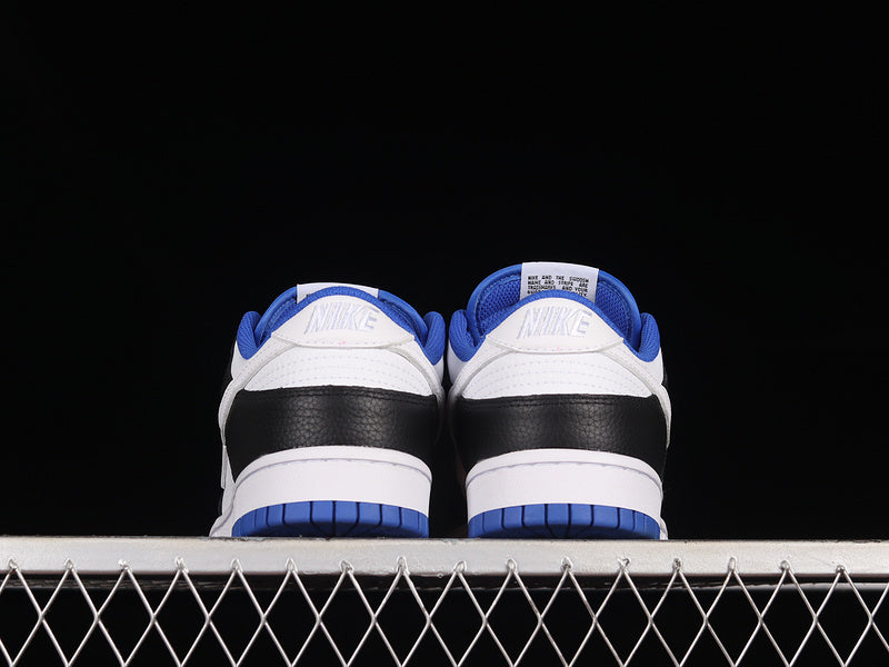 NikeMens Dunk Low - White/Black Royal