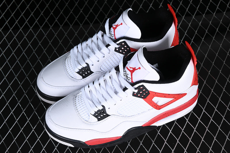 NikeMens Air Jordan 4 AJ4 - Cement Red