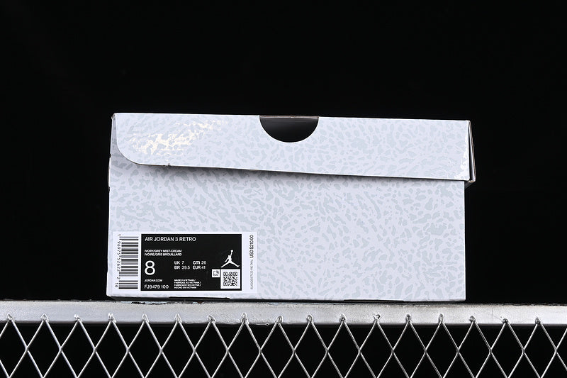 Air jordan 3 AJ3 - Craft Ivory