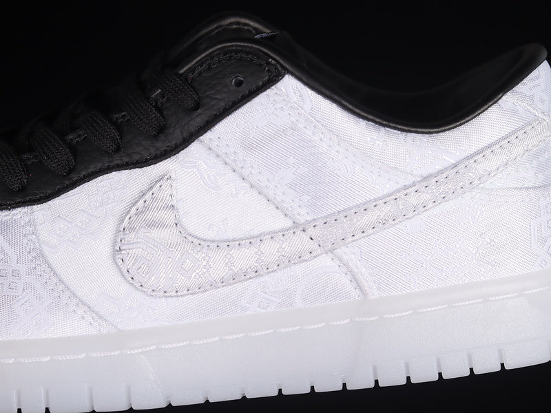 NikeMens Dunk Low Fragment x CLOT - White
