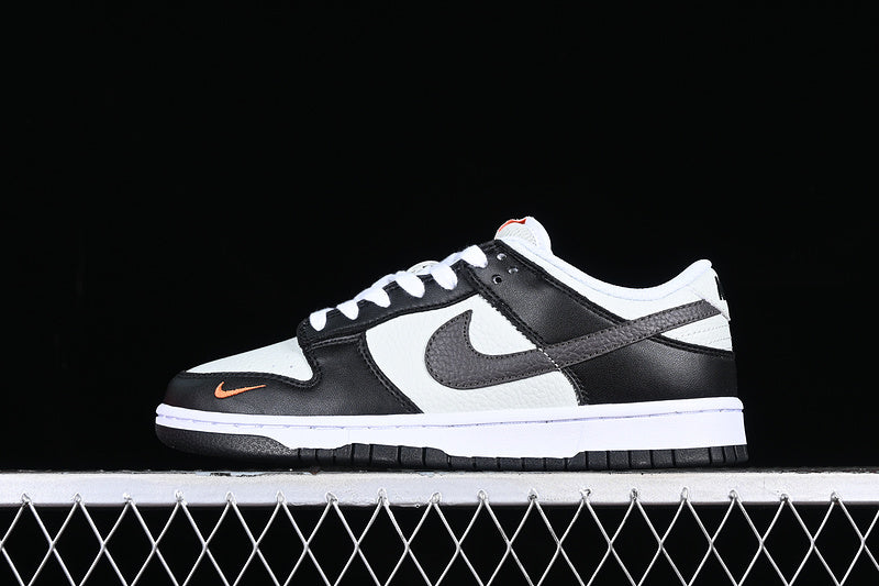 NikeMens Dunk Low - Orange Mini Swoosh