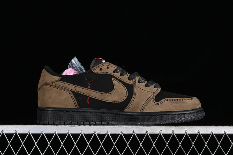 Air Jordan 1 AJ1 Low x Travis Scott - Velvet Brown
