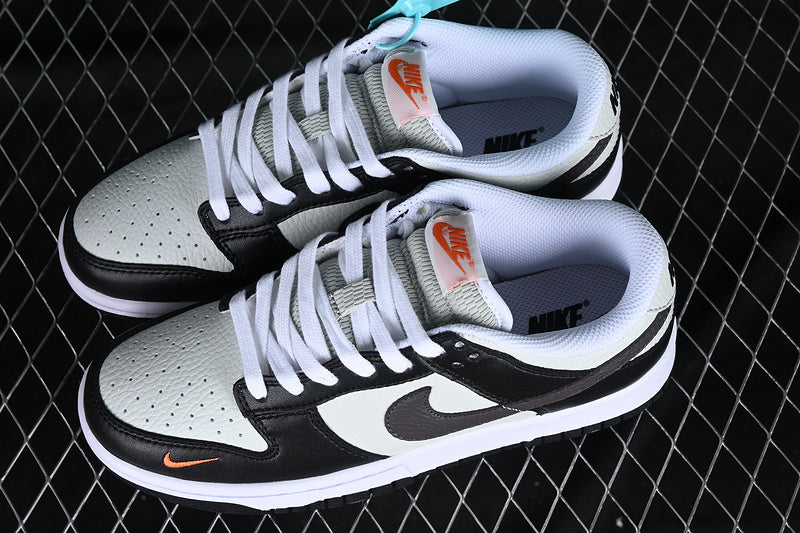 NikeMens Dunk Low - Orange Mini Swoosh