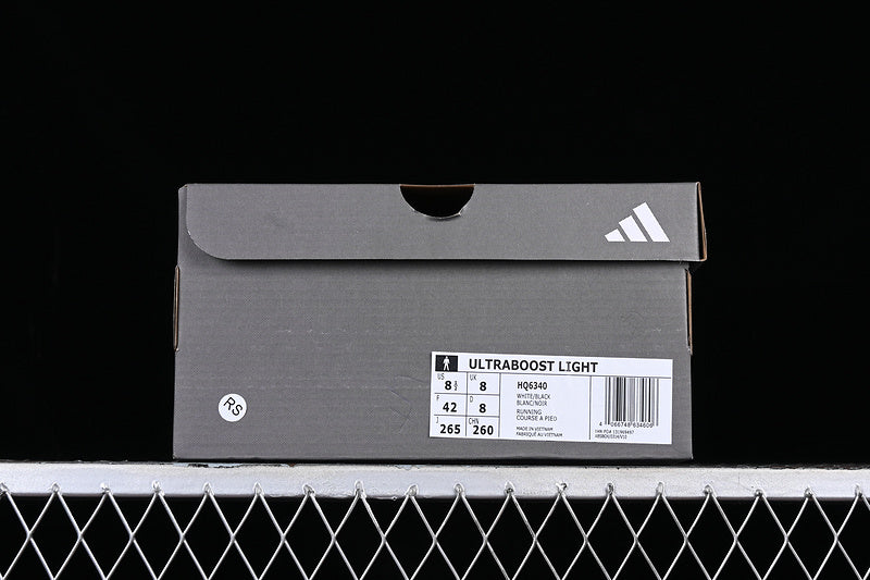 adidasMens UltraBoost Light Core - White Panda