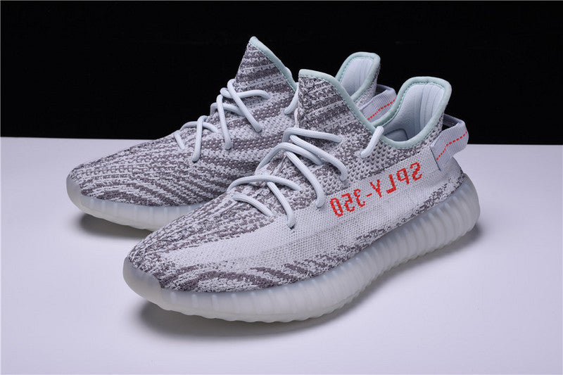 adidasMens Yeezy 350 V2 - Tint Blue