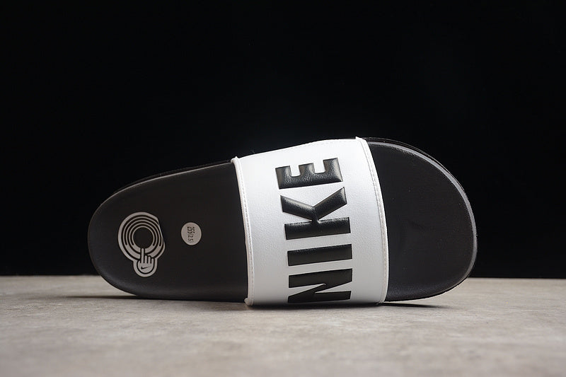 NikeMens Offcourt Flip-Flop Slide - Black/White