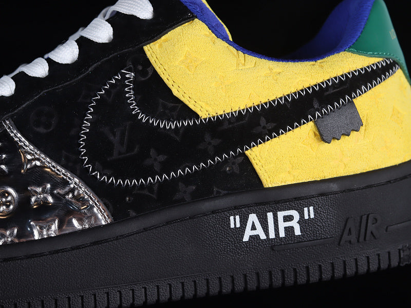 Louis Vuitton x NikeUnisex Air Force 1 AF1 - Virgil Abloh Black