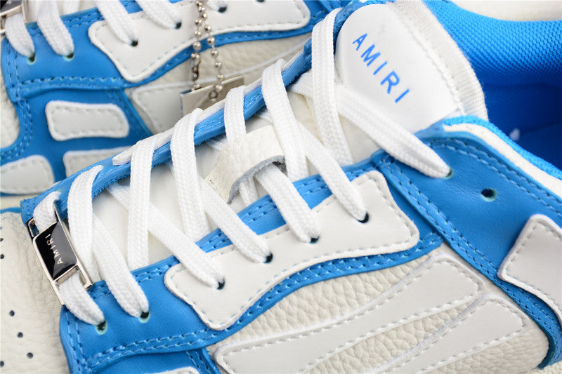 Amiri Skel Top Low - Blue/White