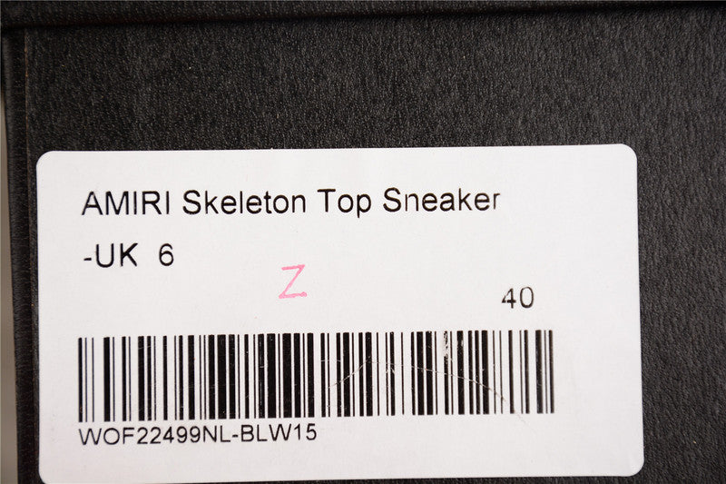 Amiri Skel Top Low - Blue/White