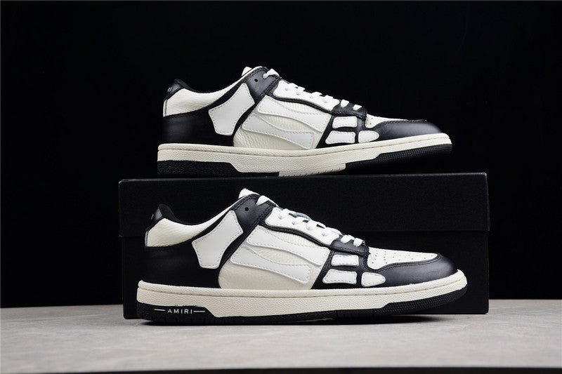 Amiri Skel Top Low - Black/White