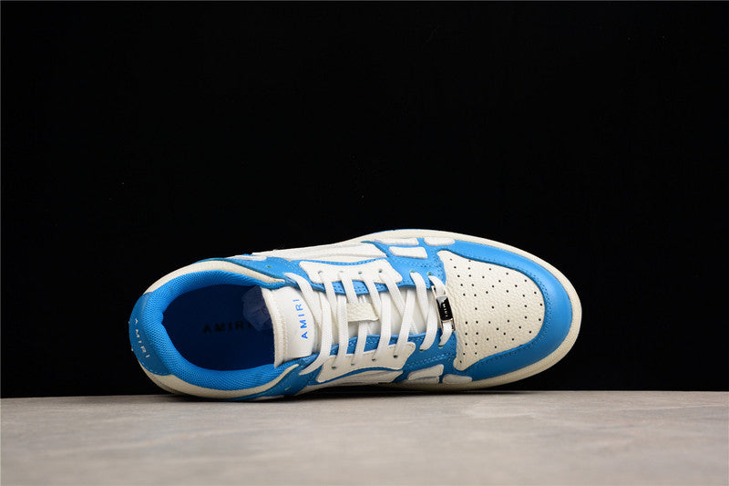 Amiri Skel Top Low - Blue/White