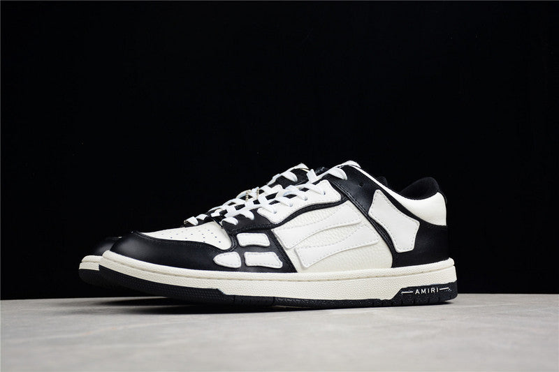 Amiri Skel Top Low - Black/White