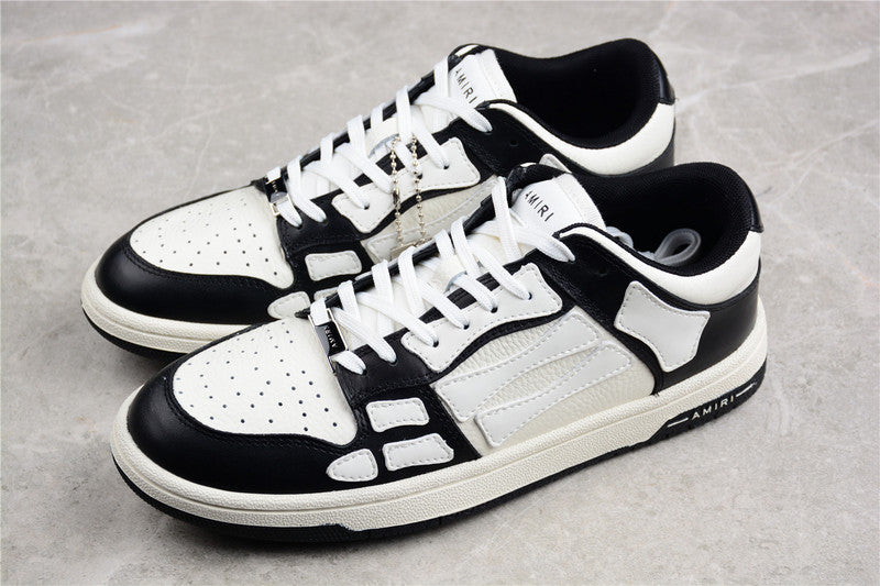 Amiri Skel Top Low - Black/White
