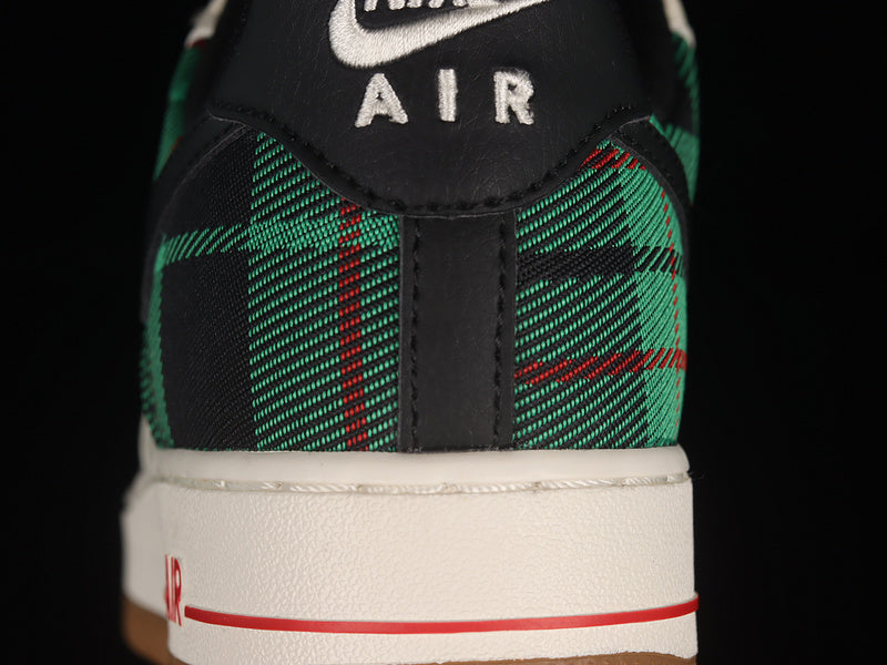 NikeUnisex Air Force 1 AF1 Low - Plaid Green