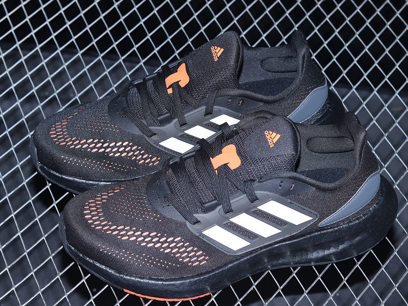 adidasMens Pureboost 22 - Black/orange