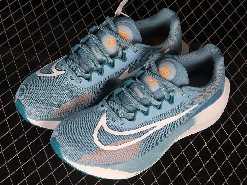 NikeMens Zoom Fly 5 - Cerulean White