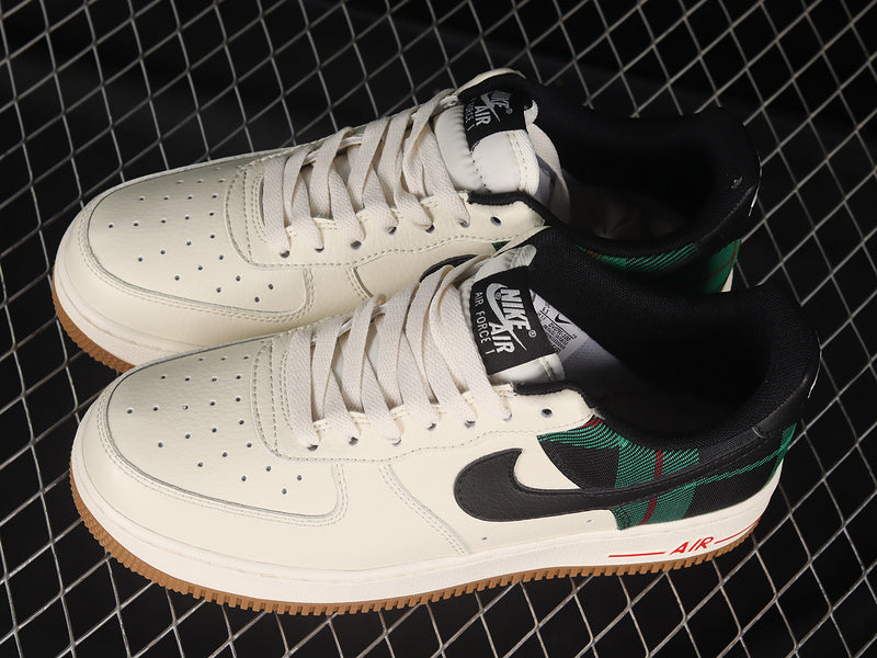 NikeUnisex Air Force 1 AF1 Low - Plaid Green