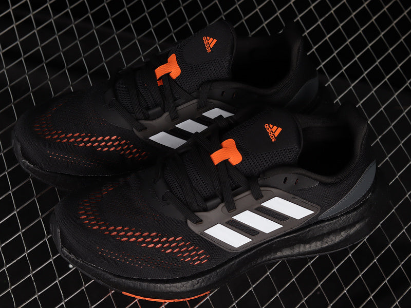adidasMens Pureboost 22 - Black/orange