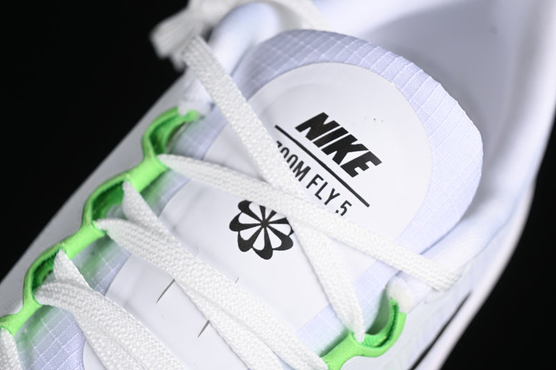 NikeUnisex Zoom Fly 5 - White/Green Strike