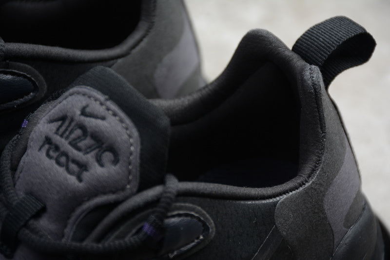 NikeUnisex Air Max 270 AM270 React - Triple Black