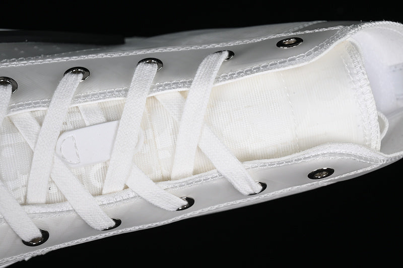 DiorUnisex B23 High Oblique Canvas - White Calfskin