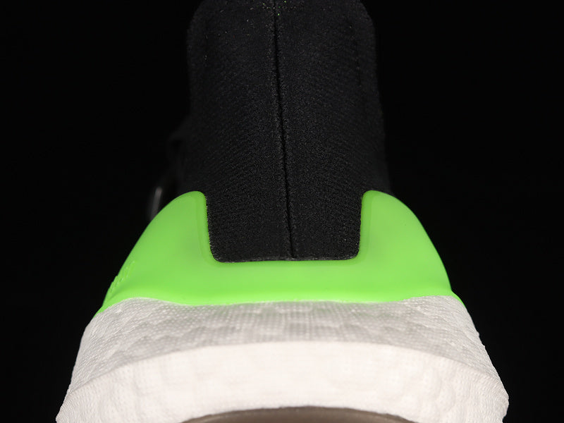 adidasMens Ultra Boost 22 - Black Solar Green