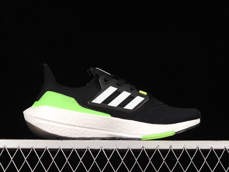 adidasMens Ultra Boost 22 - Black Solar Green