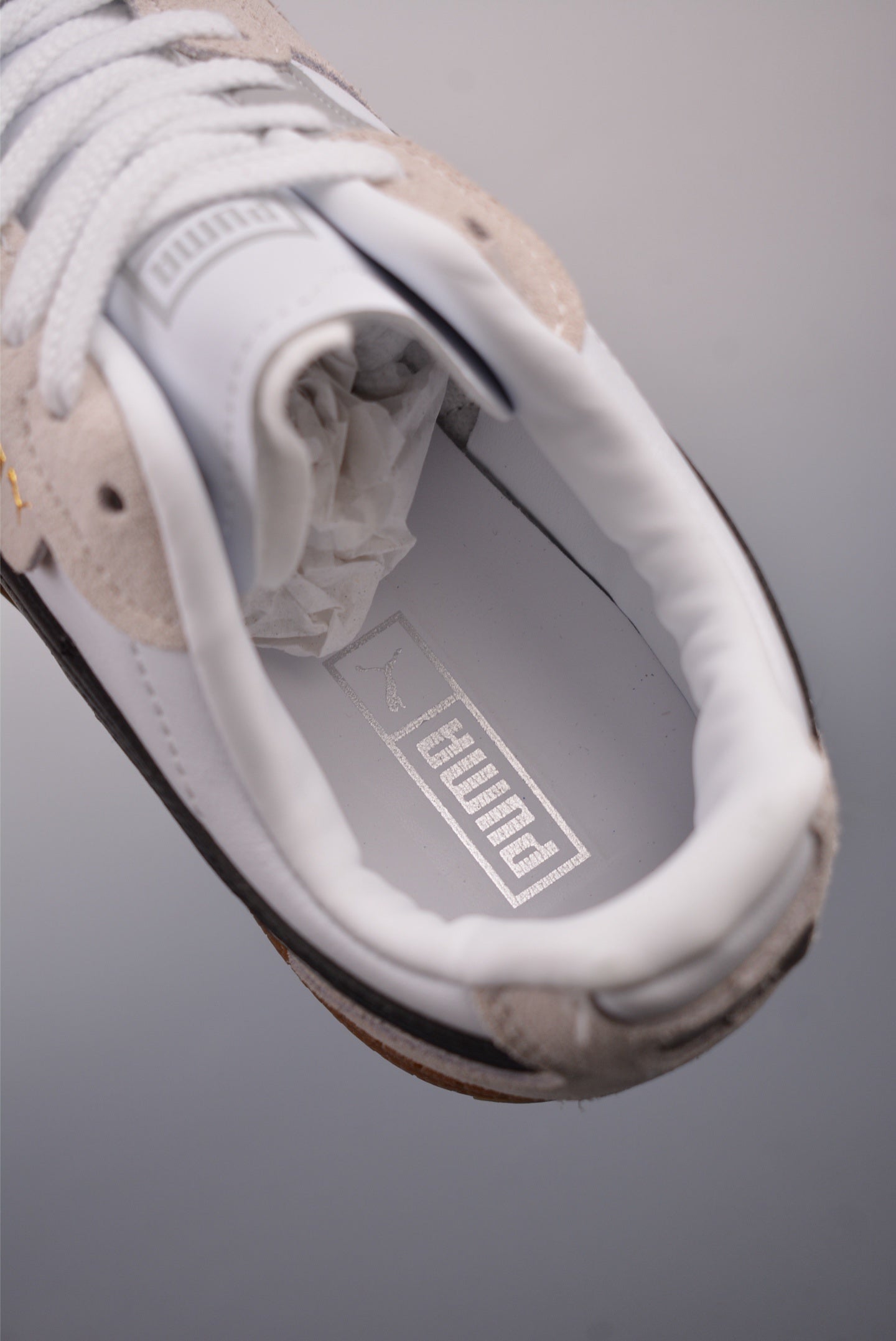 PumaUnisex Palermo Leather - "White Black Gum"