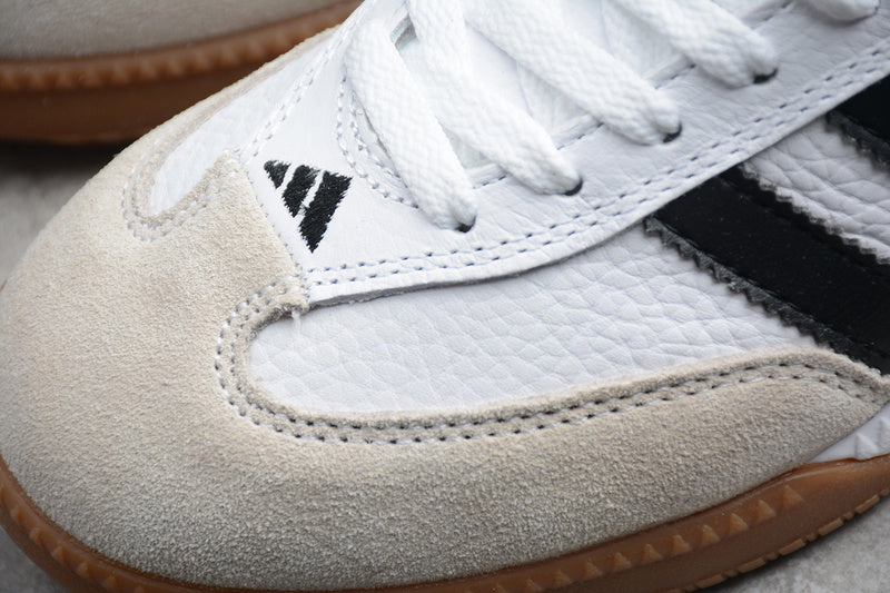adidasMens Samba Millennium - White/Black Gum