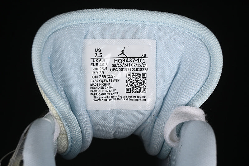 Air Jordan 1 AJ1 Low - Coconut Milk/Black Muslin