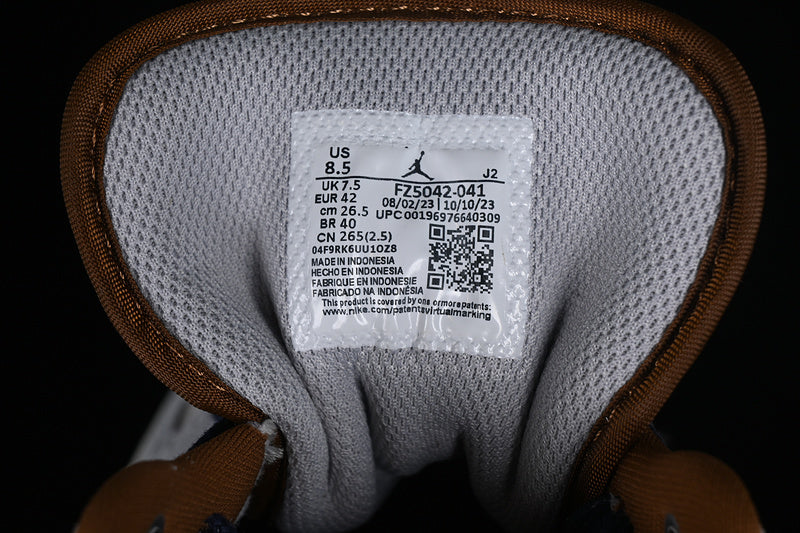 Air Jordan 1  AJ1 Low Repaired - Denim Swoosh