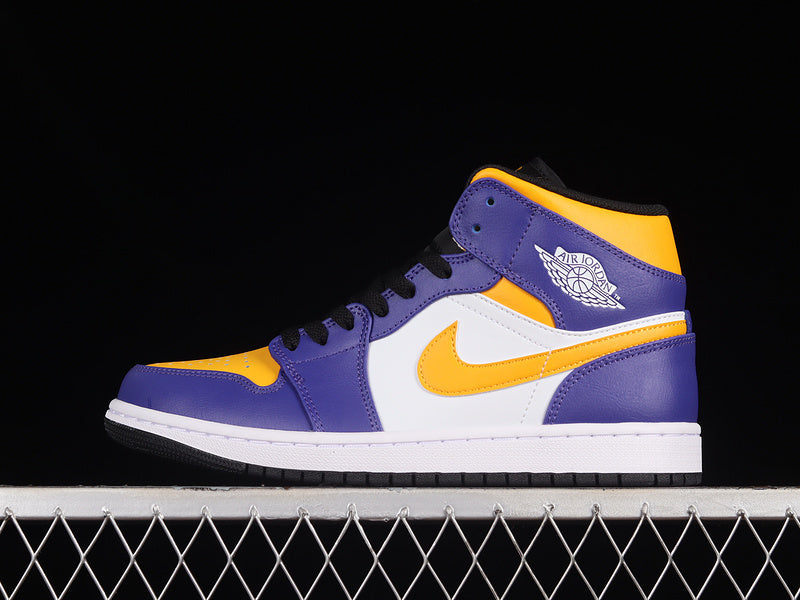 Air Jordan 1 AJ1 Mid - Lakers