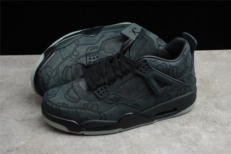 KAWS x Air Jordan 4 AJ4 Retro - Black