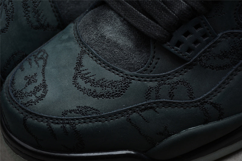 KAWS x WMNS Air Jordan 4 AJ4 Retro - Black