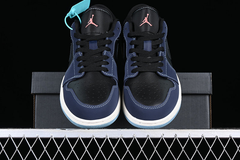 Air Jordan 1 AJ1 Low Snake Skin - Blue
