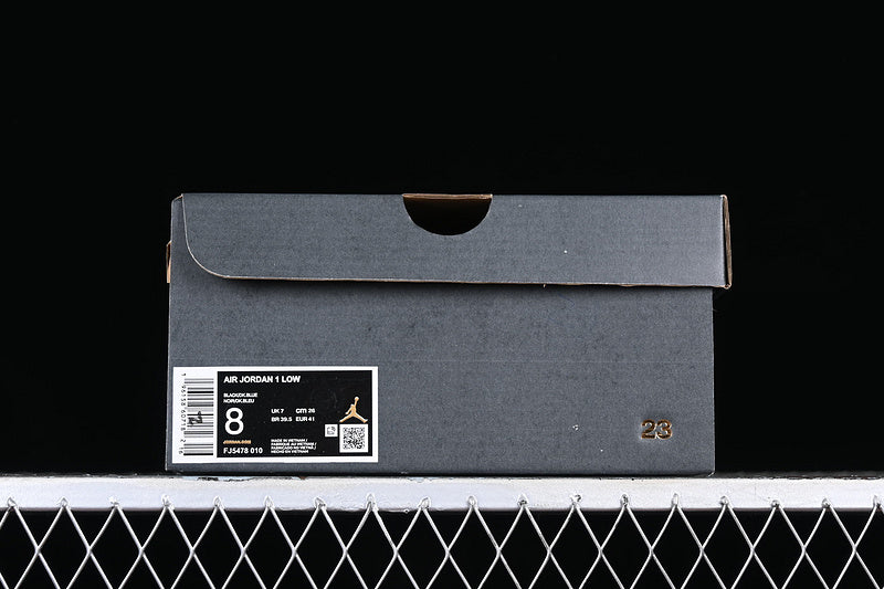Air Jordan 1 AJ1 Low Snake Skin - Blue