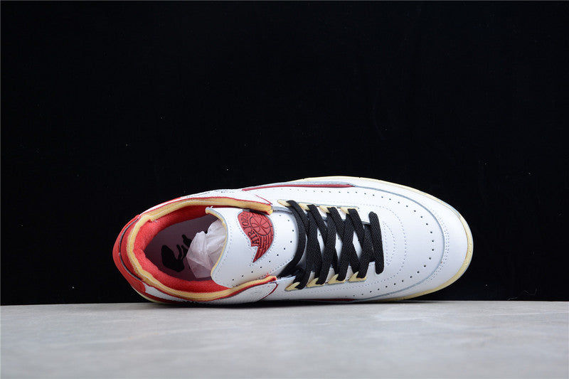 Air Jordan 2 AJ2 Low x Off-White - White/Red