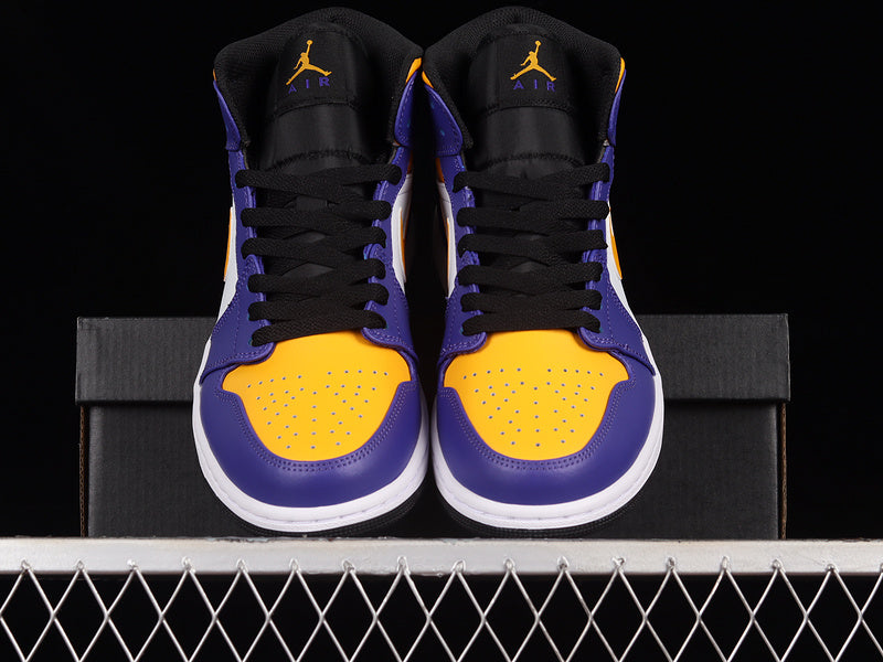 Air Jordan 1 AJ1 Mid - Lakers