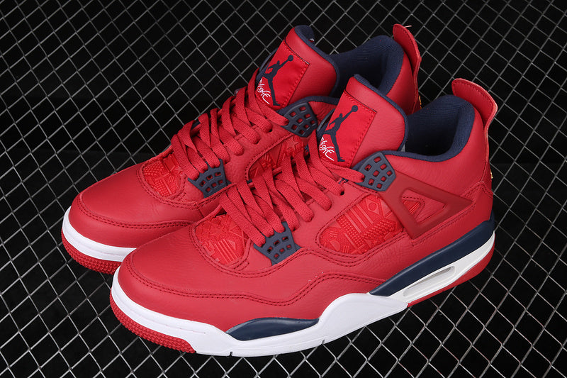 Air Jordan 4 AJ4 Retro - Fiba Gym Red
