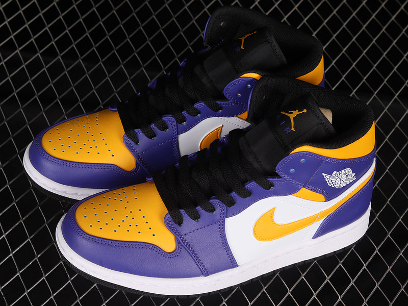 Air Jordan 1 AJ1 Mid - Lakers
