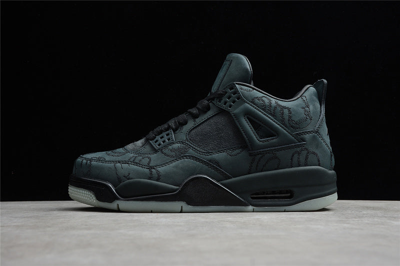 KAWS x Air Jordan 4 AJ4 Retro - Black