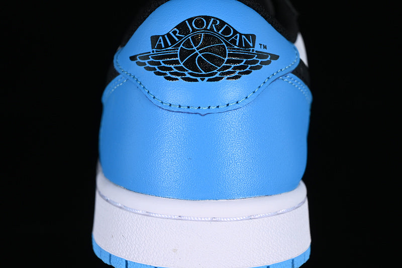 Air Jordan 1 AJ1 Retro Low - Black Dark/Powder Blue