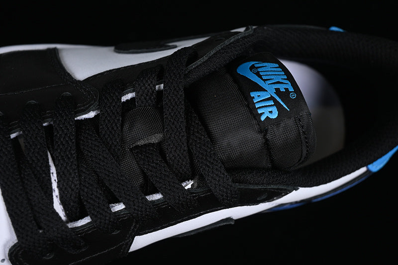 Air Jordan 1 AJ1 Retro Low - Black Dark/Powder Blue