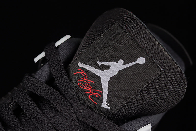 Air Jordan 4 AJ4 - Black Canvas