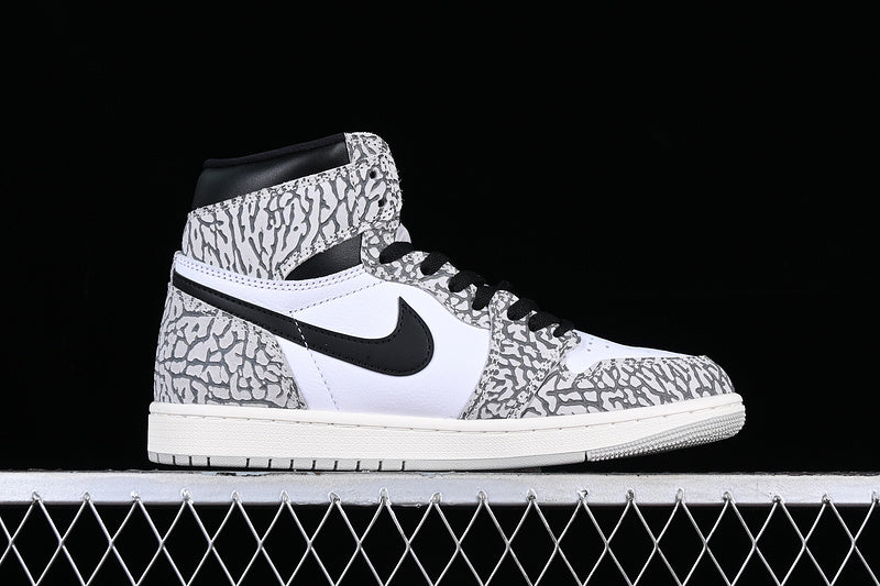 Air Jordan 1 Aj1 Retro High - White Cement