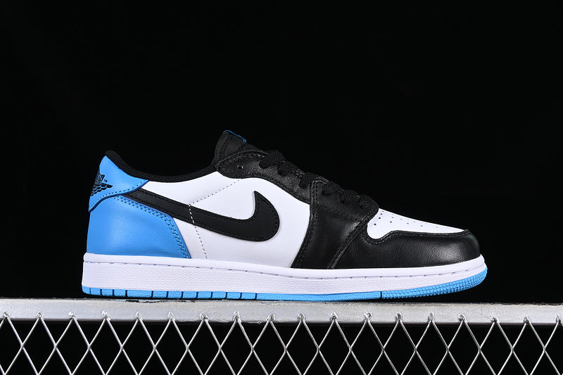 Air Jordan 1 AJ1 Retro Low - Black Dark/Powder Blue