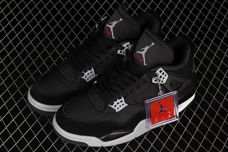 Air Jordan 4 AJ4 - Black Canvas
