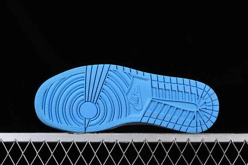 Air Jordan 1 AJ1 Retro Low - Black Dark/Powder Blue